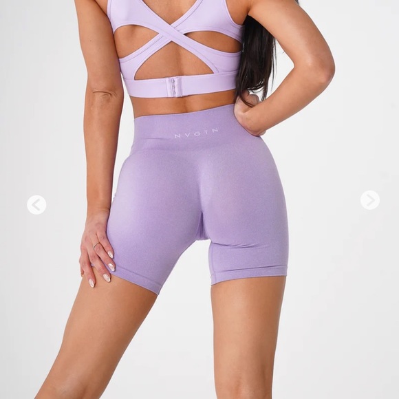 SOLD Nvgtn Pro Shorts- Lilac Purple - Picture 2 of 5